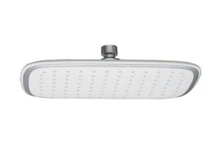 1 funkcijos Dušo galva Vonios lietaus purškimo dulkių masažas Fiksuotas, baltas, lengvai valomas, įrankis nemokamas montavimas